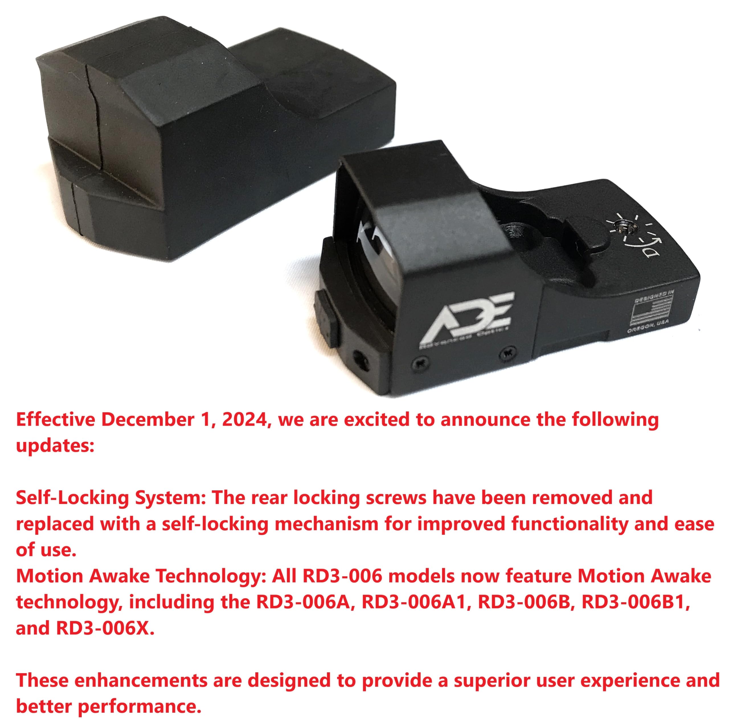 Amazon.com : Ade Advanced Optics Mini RD3-006x Green Dot Reflex